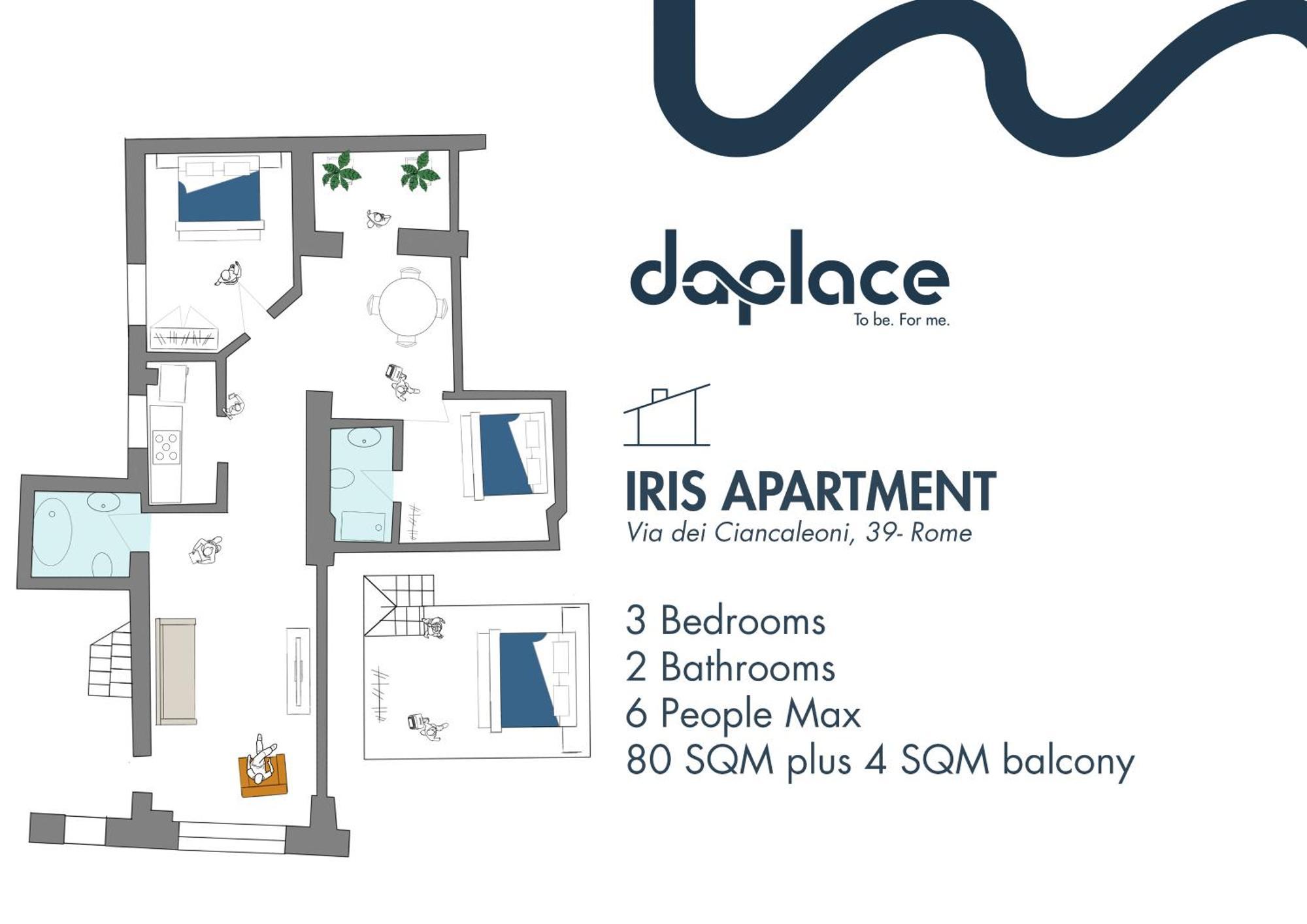 רומא Daplace - Iris Apartment מראה חיצוני תמונה